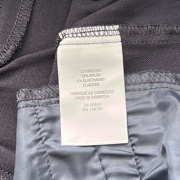 REITMANS Women’s Navy Blue Straight Leg Pull On Pants Iconic Fit Stretch Comfort - Picture 4 of 10